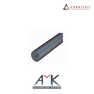 Пруток твердосплавный VHM 13, 30 х 330 мм арт. 00R1 1330/2,0-330, с центральным каналом охлаждения, сплав CTS20D, круглый, от CERATIZIT