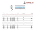 Пруток твердосплавный VHM 13, 30 х 330 мм арт. 00R1 1330/2,0-330, с центральным каналом охлаждения, сплав CTS20D, круглый, от CERATIZIT