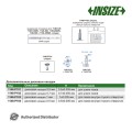 Цифровой глубиномер с круглой глубинной линейкой арт. 1148-100, диап. измерений 0-100 мм/0-4", дискретность 0.01 мм/0.0005", вывод данных, от INSIZE