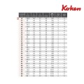 Головка ударная торцевая 12гранная размер 3/4" - 1.1/4" артикул 16405A 1.1/4, от торговой марки KOKEN