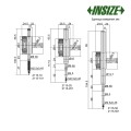 Индикатор цифровой водонепроницаемый прецизионный арт. 2115-251F, IP54, диап. измерения 0-25.4 mm / 0-1", дискретность 0.001mm/0.00005", от INSIZE