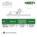 Резьбомер / Прибор для контроля высоты профиля резьбы арт.2233-35, диап. измерения 0-3.5 мм, дискретность 0.01 мм, API 5B, от INSIZE