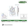 Аналоговый / индикаторный толщиномер арт. 2361-10, диап. измерения 0-10 мм, дискретность 0,1 мм, пригоден для ювелирных работ, от INSIZE