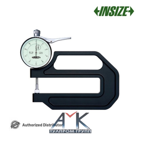 Аналоговый / индикаторный толщиномер арт. 2365-20, диап. измерения 0-20 мм, дискретность 0,01 мм, точность +/-0,03 мм, от INSIZE