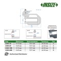 Аналоговый / индикаторный толщиномер арт. 2365-20, диап. измерения 0-20 мм, дискретность 0,01 мм, точность +/-0,03 мм, от INSIZE