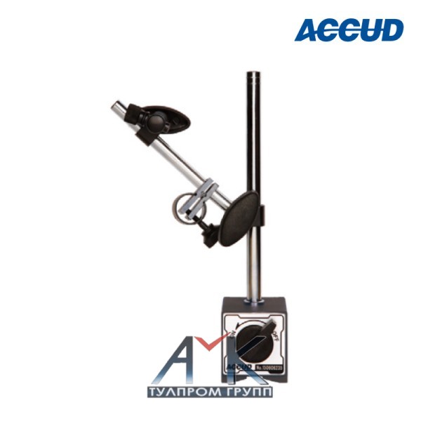 Штатив на магнитном основании, шарнирный, арт.281-080-01, 225мм, с точной регулировкой, сила отрыва 80кгс, 8 мм, 4 мм, 3/8", от ACCUD