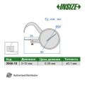 Аналоговый/индикаторный толщиномер с заостренными щупами арт. 2866-10, диап. измерения 0-10 мм, дискретность 0,05 мм, от INSIZE