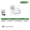 Цифровой толщиномер арт. 2872-10, диап. измерения 0-10 мм, дискретность 0,01 мм, с выводом данных, от INSIZE