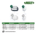 Цифровой толщиномер роликовый арт. 2877-4, диап. измерения 0-3,5 мм / 0-0,14", дискретность 0,01 мм / 0,0005", с выводом данных, от INSIZE