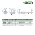 Нутромер 2-хточечный микрометрический с внеш. губками арт. 3220-30, диап. измерения 5-30 мм, дискретность 0,01 мм, от INSIZE