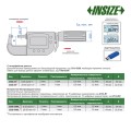 Микрометр-скоба цифровой арт. 3358-25, IP65, диап. измерения 0-25 mm, дискретность 0.001mm/0.00005", от INSIZE