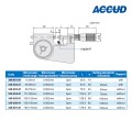Микрометр со встроенным прецизионным индикатором (пассаметр) арт.349-001-01, диап. измерения 0-25 мм, дискретность 0,001 мм, от ACCUD