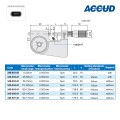 Микрометр со встроенным прецизионным индикатором (пассаметр) арт.349-002-01, диап. измерения 25-50 мм, дискретность 0,001 мм, с установочной мерой 25 мм, от ACCUD