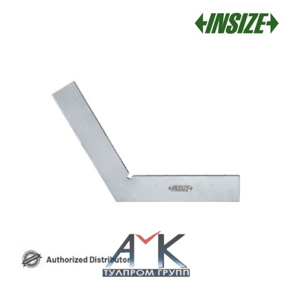 Угольник слесарный плоский 120° 100 х 100 мм арт. 4706-1100, из упрочненной нержавеющей стали, от INSIZE