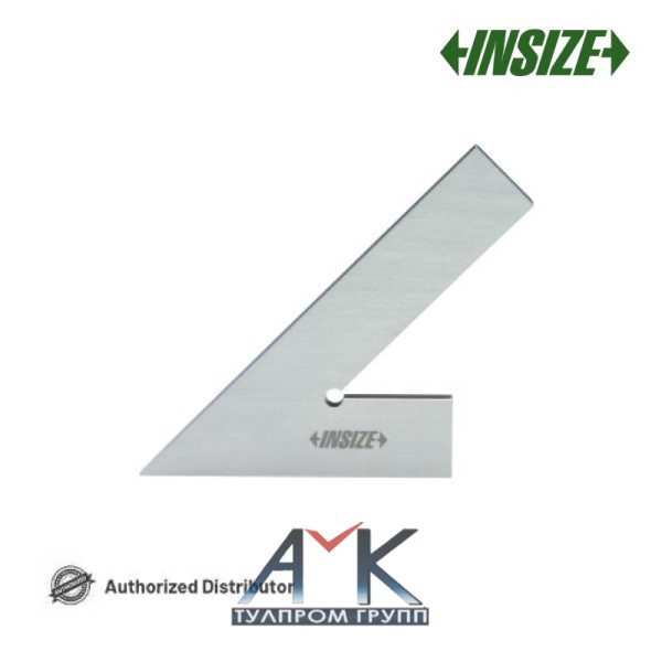 Угольник 45° 100 х 70 мм арт. 4745-1100, из упрочненной нерж. стали, от INSIZE