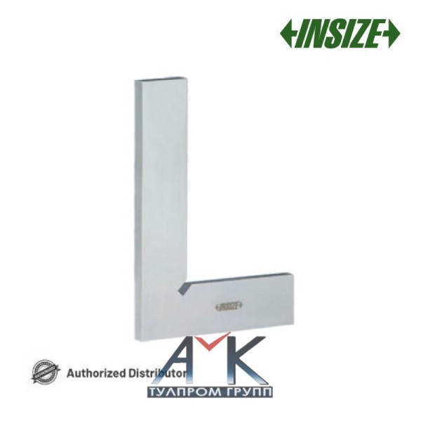 Угольник с плоским краем 90° 50 х 40 мм арт. 4791-50, по DIN 875, класс 0, из упрочненной нерж. стали, от INSIZE