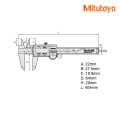 Штангенциркуль цифровой арт. 500-193-30, диап. измерения 0-300 мм/0-12", дискретность 0,01 мм/0,0005", от Mitutoyo