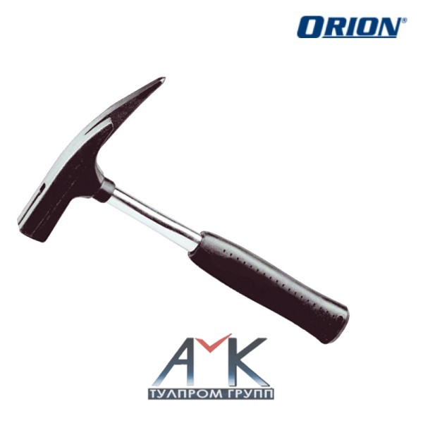 Молоток столярный арт. 51190010, по DIN 7239, с магнитом и держателем для гвоздей с направляющей проточкой, рукоятка из стальной трубы, от ORION