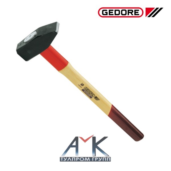 Кувалда ROTBAND-PLUS арт.51194530, по DIN 1042, общая длина 600 мм, рукоятка из гикори, от т.м. GEDORE