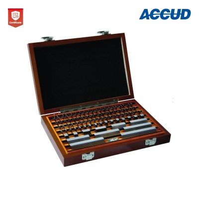 Меры длины концевые плоскопараллельные стальные арт.512-112-02, кл. т. 2, ISO 3650, набор - 112 шт., от ACCUD