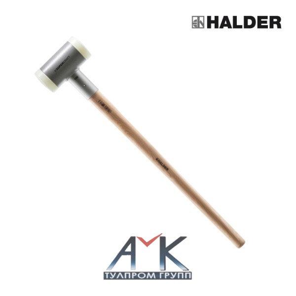 Кувалда с пластиковыми бойками Supercraft арт.51224580, головка диам. 80 мм, ручка из гикори, от HALDER