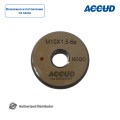 Калибр-кольцо резьбовое M10x1.5 арт.533-010-01-6EQ, квалитет точности 6е, НЕ (NO GO), ISO1502, HRC60-62, от ACCUD Калибр-кольцо резьбовое M10x1.5 арт.533-010-01-6EQ, квалитет точности 6е, НЕ (NO GO), ISO1502, HRC60-62, от ACCUD