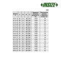 Кольцо установочное артикул 6312-10, диаметр 10 мм, стандарт DIN2250-1:2008, от производителя INSIZE