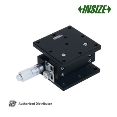 Платформа позиционирования оси Z / Одноосевой координатный столик по оси Z арт.6586-60, 60 х 60 мм, дискретность микрометрической головки 0,01 мм, погрешность 0,02 мм, от INSIZE