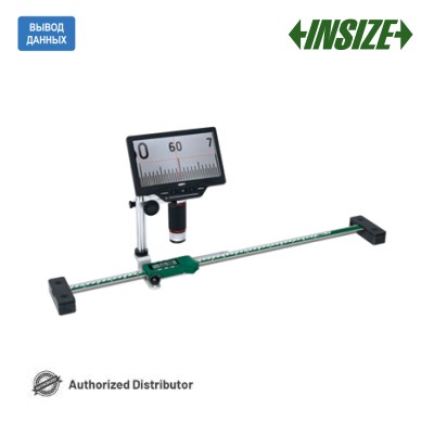 Линейка цифровая измерительная с микроскопом арт.7100-600, диап. измерения 0-500 мм, со скользящими опорными блоками, вывод данных, от INSIZE