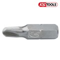 Набор бит 1/4' TORQ-SET 10x25 мм арт. 911.2908, по DIN 3126 / ISO 1173 - C 6,3, 5шт., от т.м. KSTOOLS
