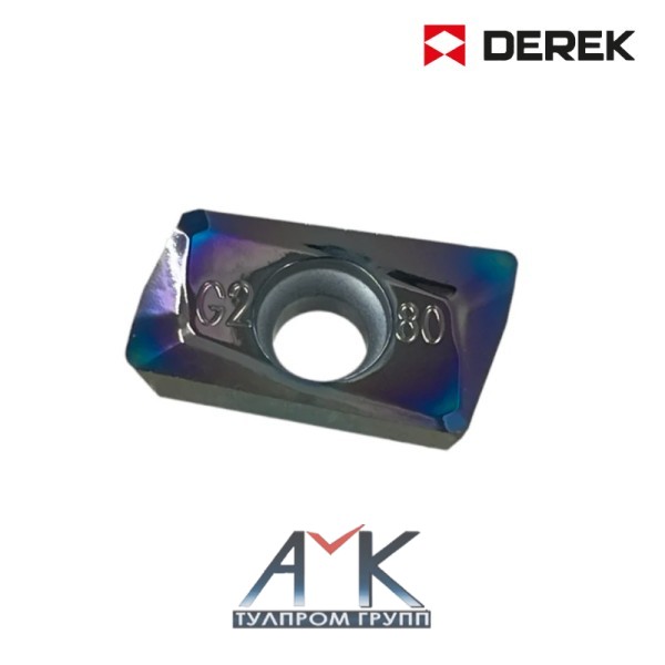 Твердосплавная пластина арт. APKT 160408PDFR-G2 сплав NA10, применяется по цветным металлам (N), от DEREK