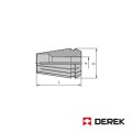 Набор цанг серии ER25-15PCS-A (от ER25-2 до ER25-16), с точностью биения ≤ 0,01 мм, 15 штук в наборе, DEREK