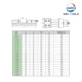Тиски станочные прецизионные с плоскими губками 150*300 арт.GT150B-I, диапазон зажима 0-300 мм, ширина губок 150 мм, от NRG TOOLS
