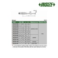 Щуп стальной арт. ISQ-20-027, M2, диаметр шарика D=4 мм, с рубиновым шариком, от производителя INSIZE