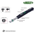 Цифровой динамометрический ключ со сменными головками BLUETOOTH (сигнал с клавиатуры) арт.IST-18W135A, диапазон 27~135 Н.м, дискретность 0.1 Н.м, от INSIZE