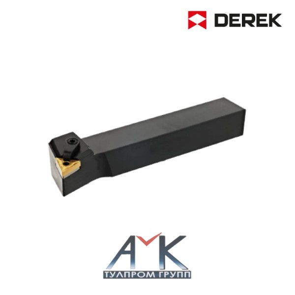 Резец (державка токарная) для наружного точения артикул MTQNL 2525M16, левый, для сменных пластин, от производителя DEREK