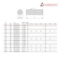 Пруток твердосплавный VHM 4,5 х 330 мм арт. RGM 0450-330, сплав CTS20D, круглый, ISO 286 h6, от CERATIZIT