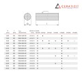 Пруток твердосплавный VHM 4,5 х 330 мм арт. RGM 0450-330, сплав CTS20D, круглый, ISO 286 h6, от CERATIZIT