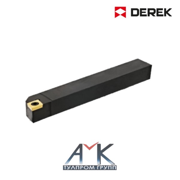 Резец (державка токарная) для наружного точения артикул SCACR 1010E06, правый, для сменных пластин, от производителя DEREK