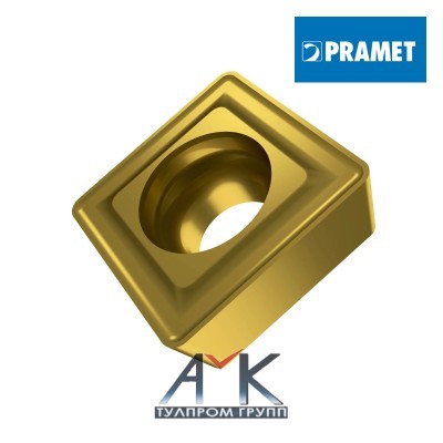 Пластина твердосплавная сменная SCET 060204-UD D8330, по стали (P20-P35), по чугуну (K15-K35), от PRAMET