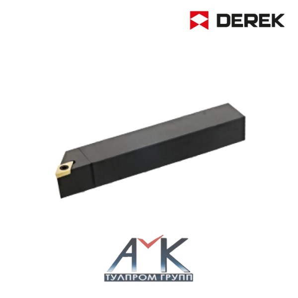 Резец (державка токарная) для наружного точения артикул SDACL 1212F11, левый, для сменных пластин, от производителя DEREK