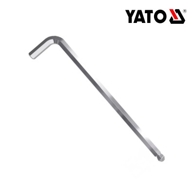Ключ торцевой шестигранный Г-образный 10,0 mm арт. YT-5804, длинный, со сферической головкой, от YATO Ключ торцевой шестигранный Г-образный 10,0 mm арт. YT-5804, длинный, со сферической головкой, от YATO